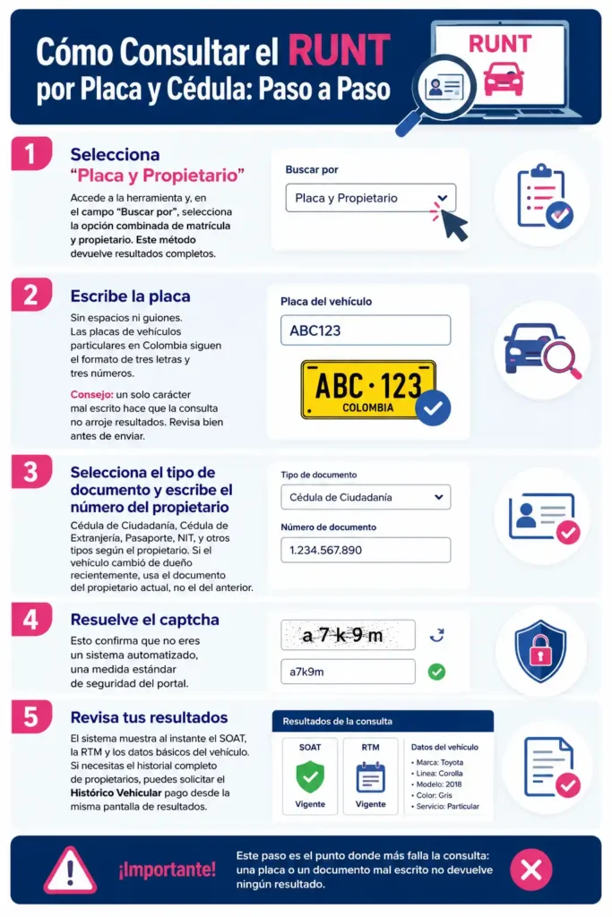 Infografía Runt Por Placa