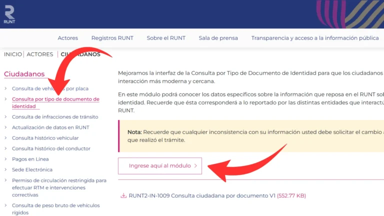 Paso 2: Selecciona "Consulta Ciudadana por Número de Documento" Paso 2: Selecciona "Consulta Ciudadana por Número de Documento"