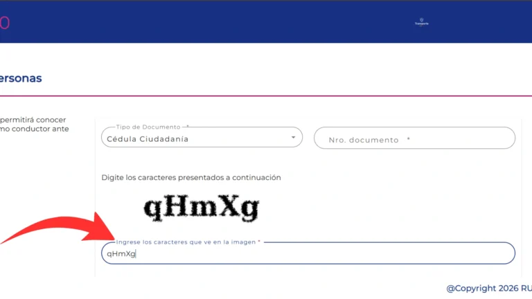 Paso 5: Completa el CAPTCHA de seguridad Paso 5: Completa el CAPTCHA de seguridad