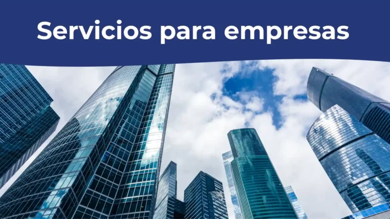 Servicios para empresas