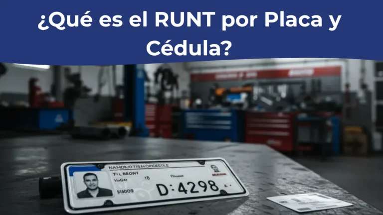 ¿Qué es el RUNT por Placa y Cédula? ¿Qué es el RUNT por Placa y Cédula?